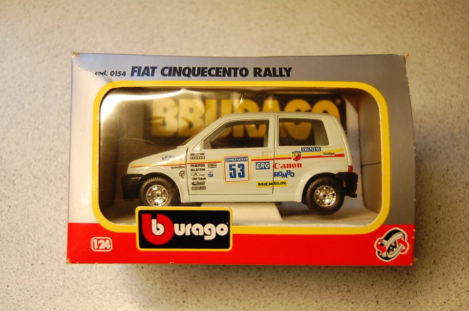 Modelbil, Fiat Cinquecento, skala