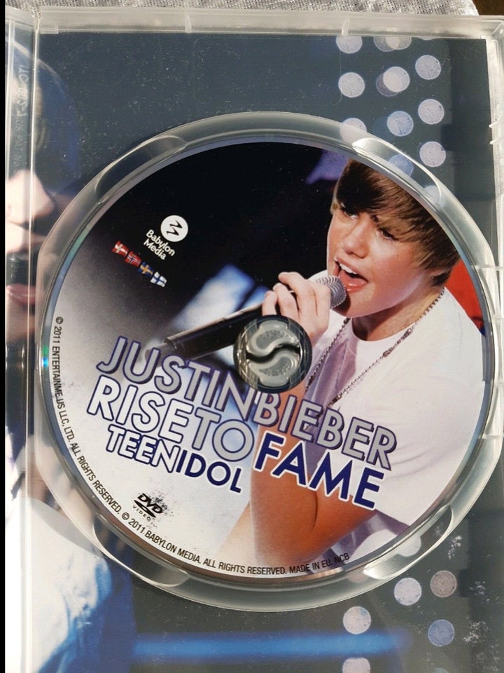 Justin Bieber rise to fame, DVD,