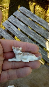 Porcelæn lille figur: Hund