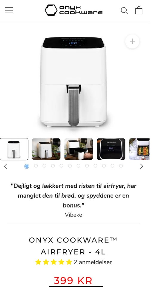 Airfryer Onyx