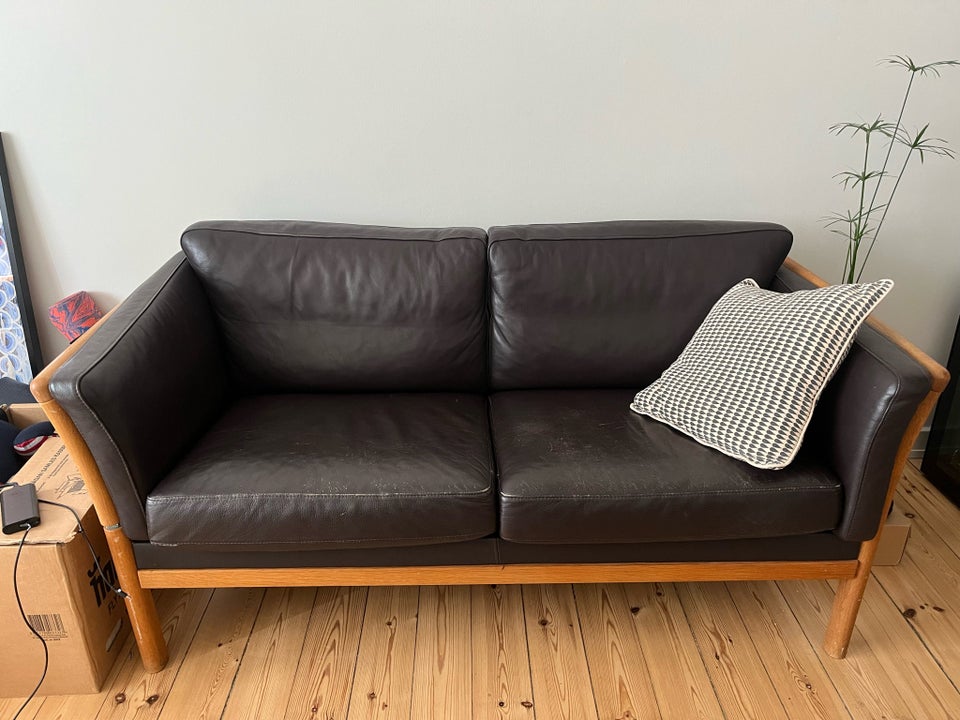 Sofa læder 2 pers