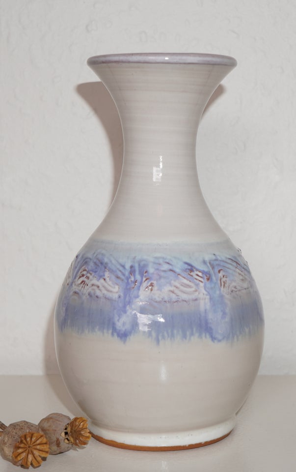 Keramik vase fra 1980'erne danske