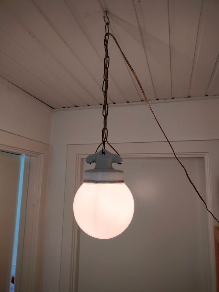 Pendel Ældre Porcelæn lampe med