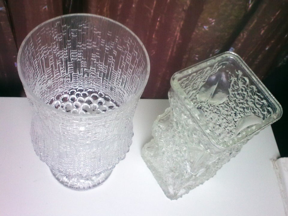 Glas Struktur is glas vase RETRO