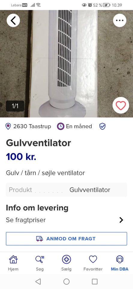 Gulvventilator