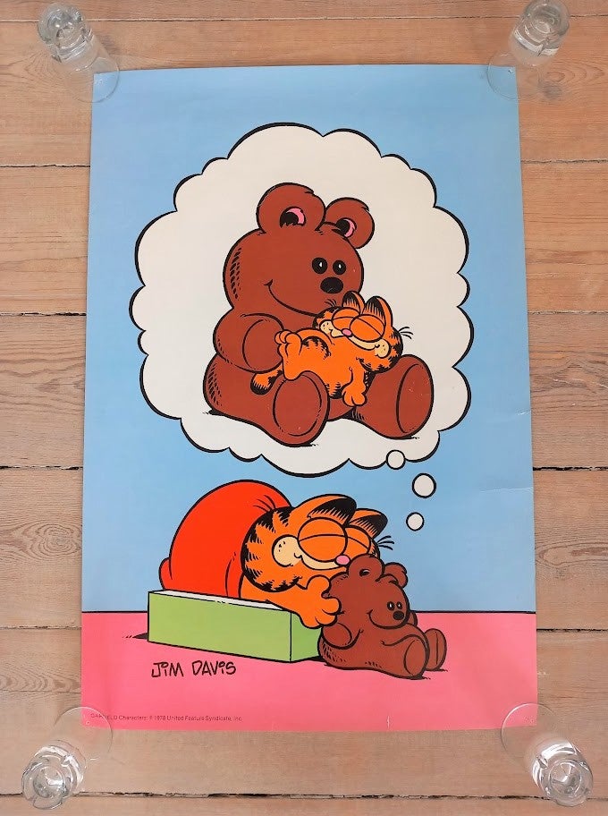 Plakat Garfield retro
