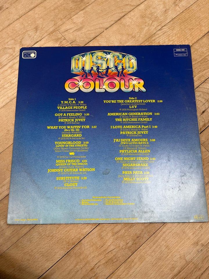 LP, YMCA, Disco Colour