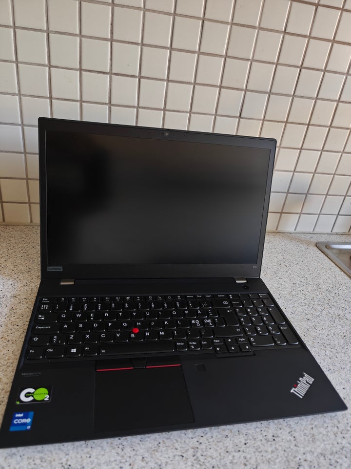 Lenovo T15, i7-1165G7 GHz, 16 GB ram