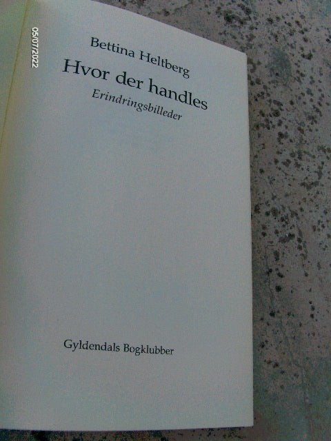 HVOR DER HANDLES, BETTINA HELTBERG