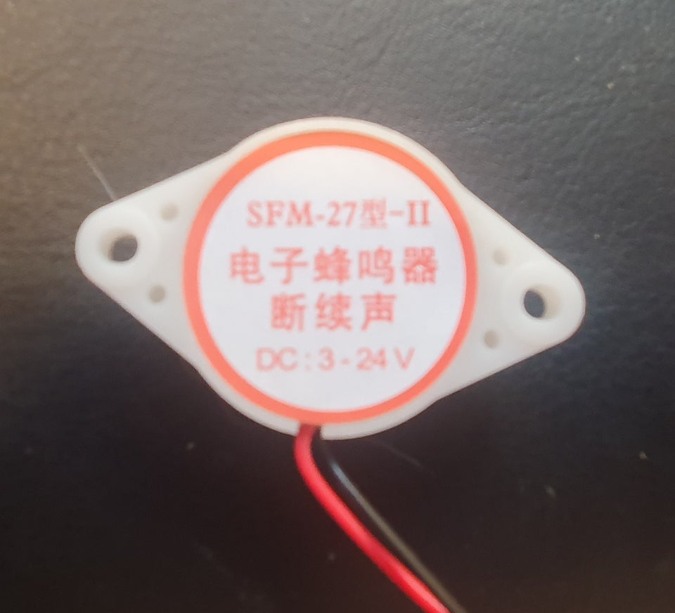 Andet SFM-27 - II Alarm buzzer