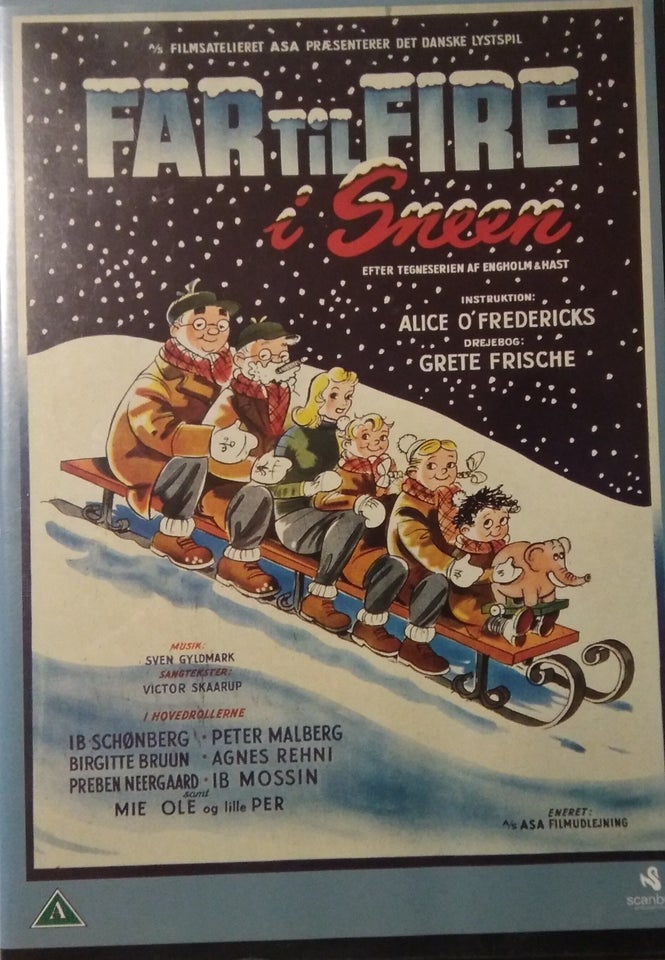 Far til fire i sneen, DVD,