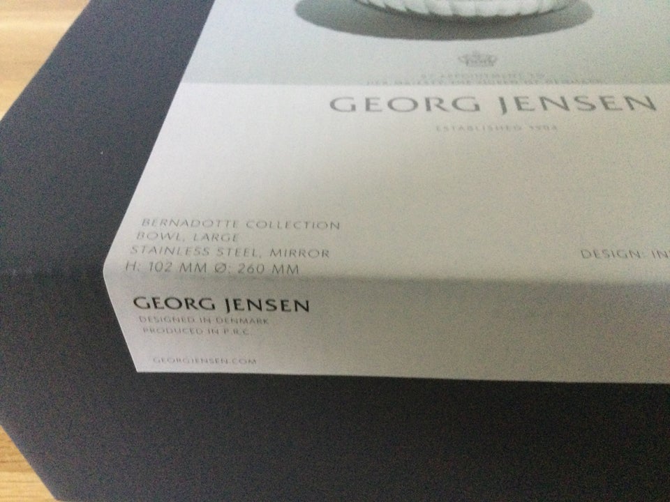 Rustfrit stål Skål Georg Jensen