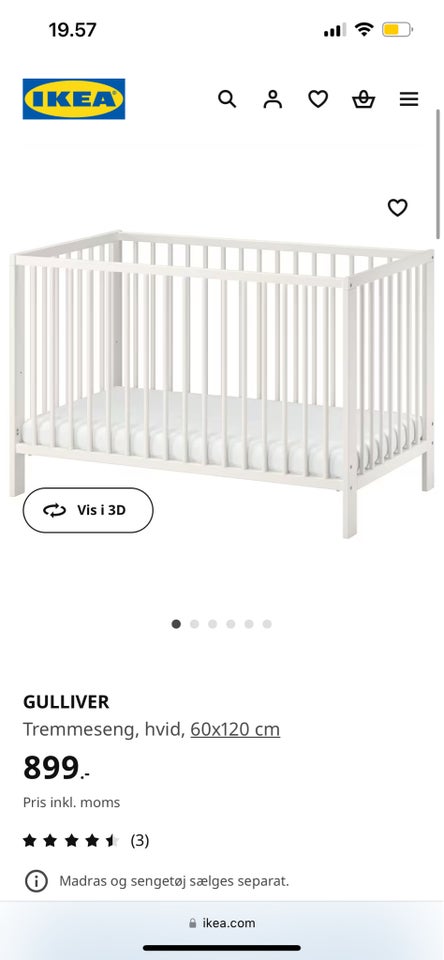 Tremmeseng Gulliver IKEA