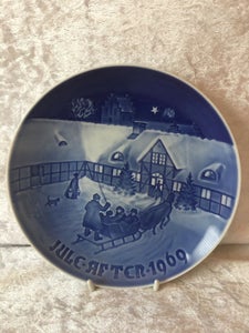 Porcelæn JULEAFTEN 1969 BING OG