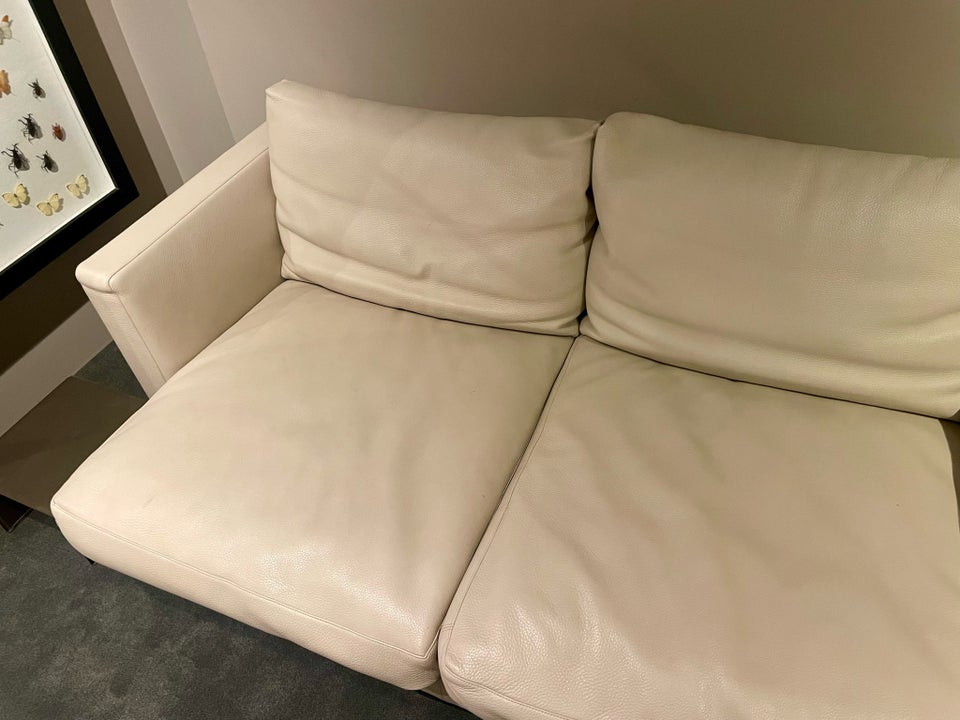 Sofa, læder, 3 pers.