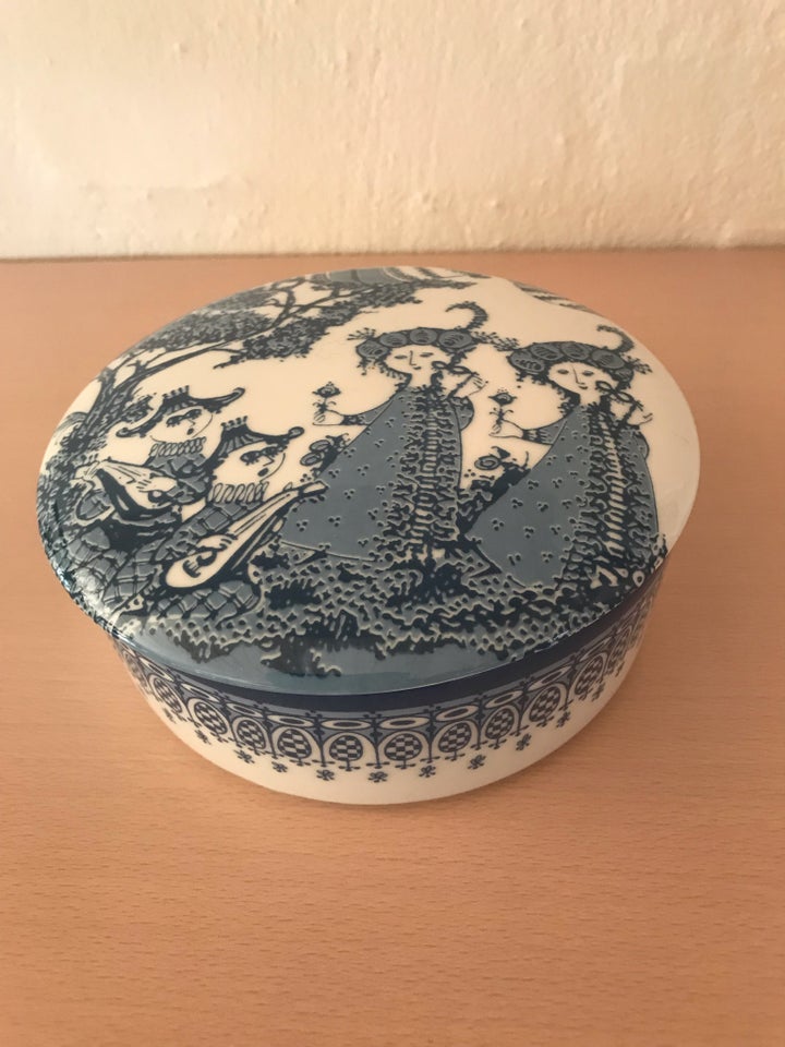 Porcelæn, Skål med låg, Bjørn