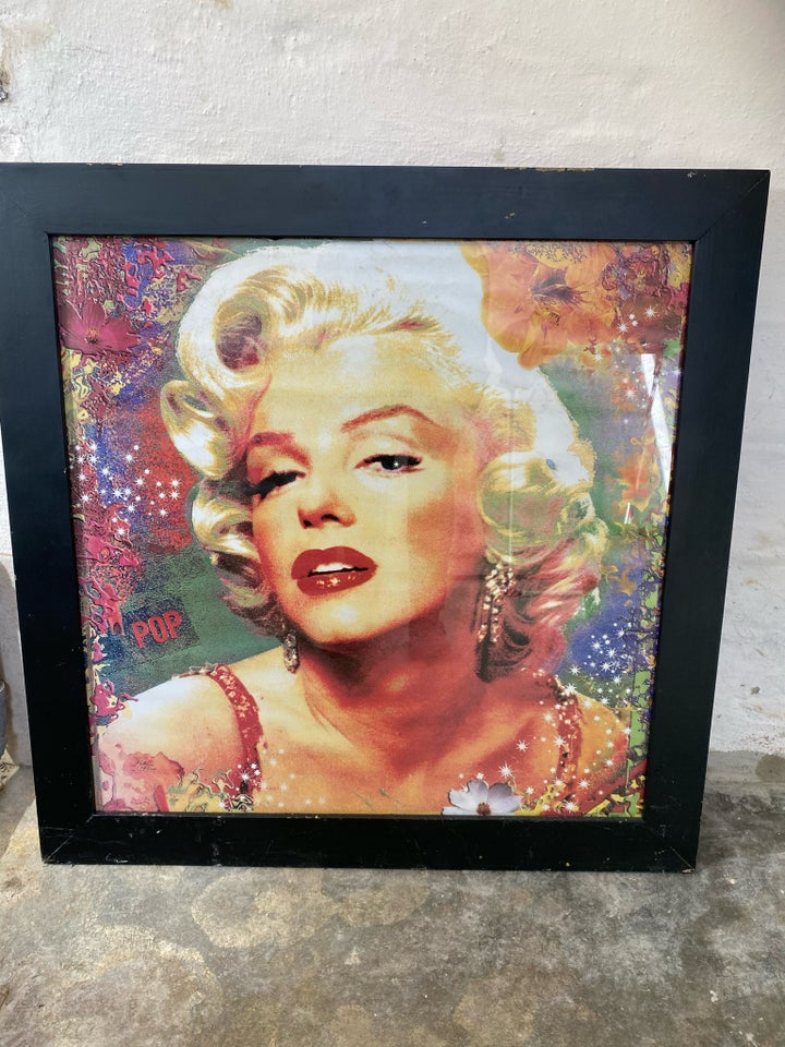 Plakat inkl ramme motiv: Marilyn