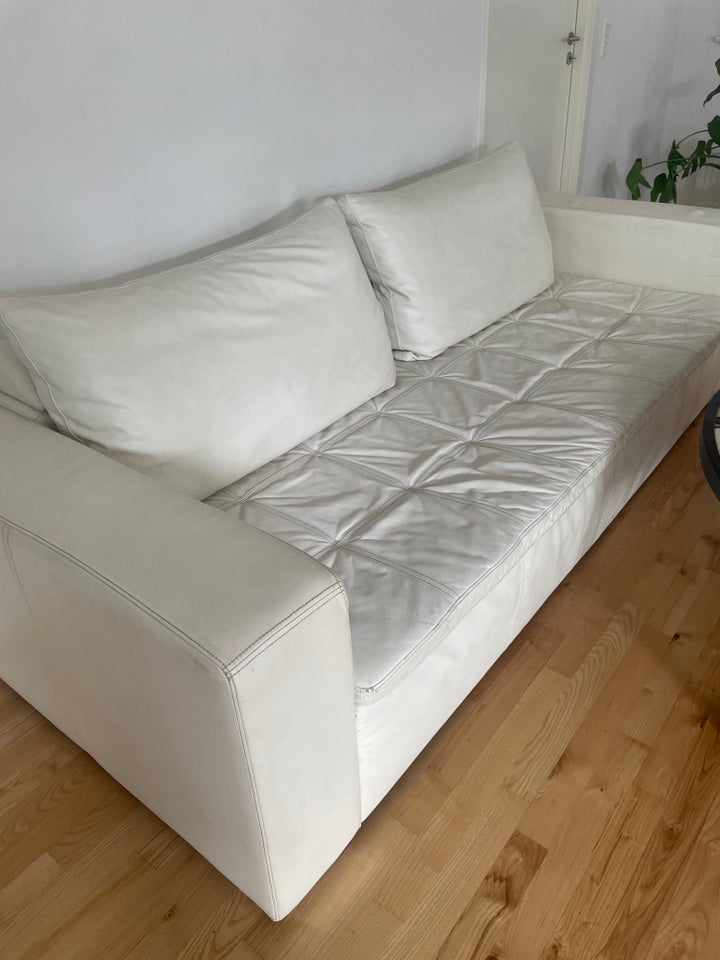 Sofa læder 3 pers