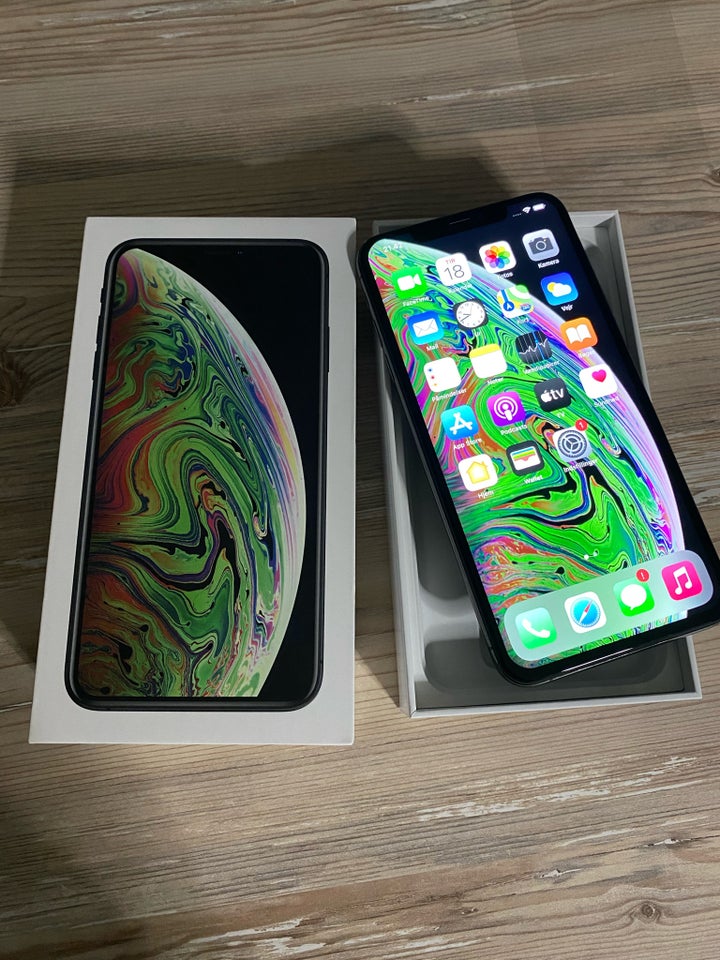 iPhone XS Max, 256 GB, sort