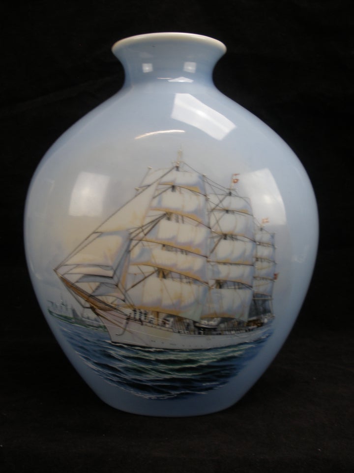 Porcelæn Windjammer Vase 25 cm