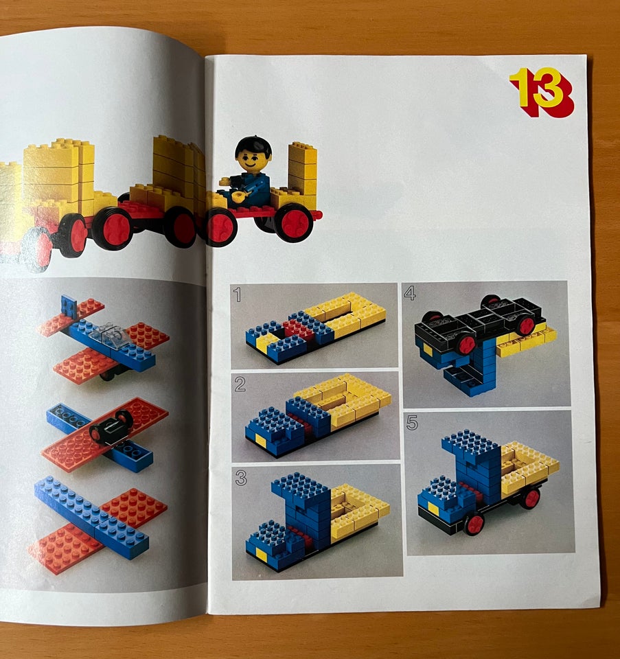 Bøger og blade, Lego katalog fra