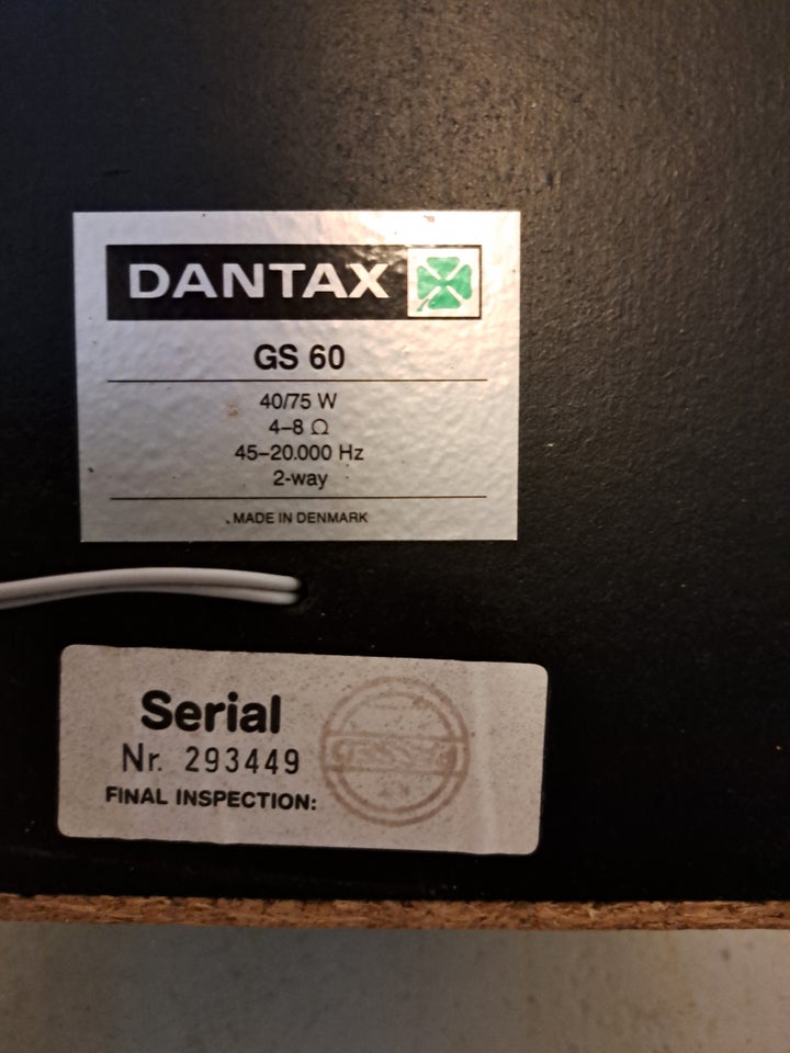 Højttaler, Dantax, 60