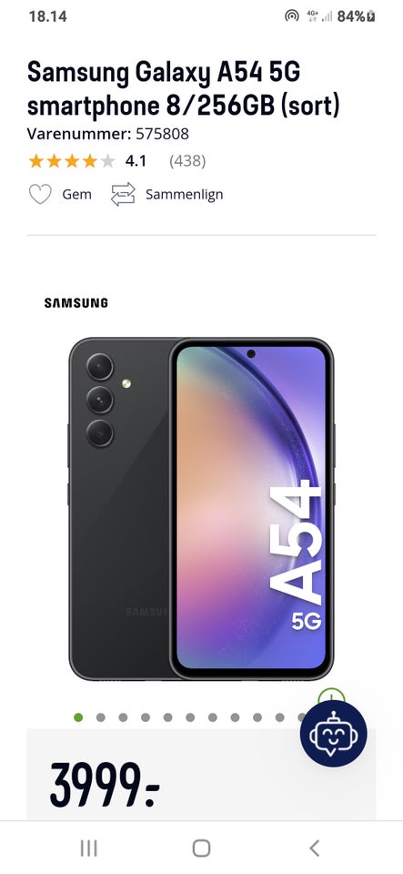 Samsung A54 , 8GB