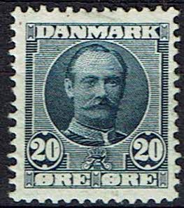 Danmark, ustemplet, bogtryk