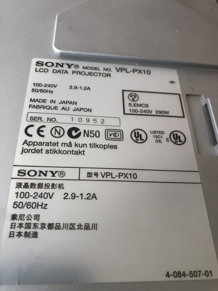 Projektor, sony, VPL - PX10