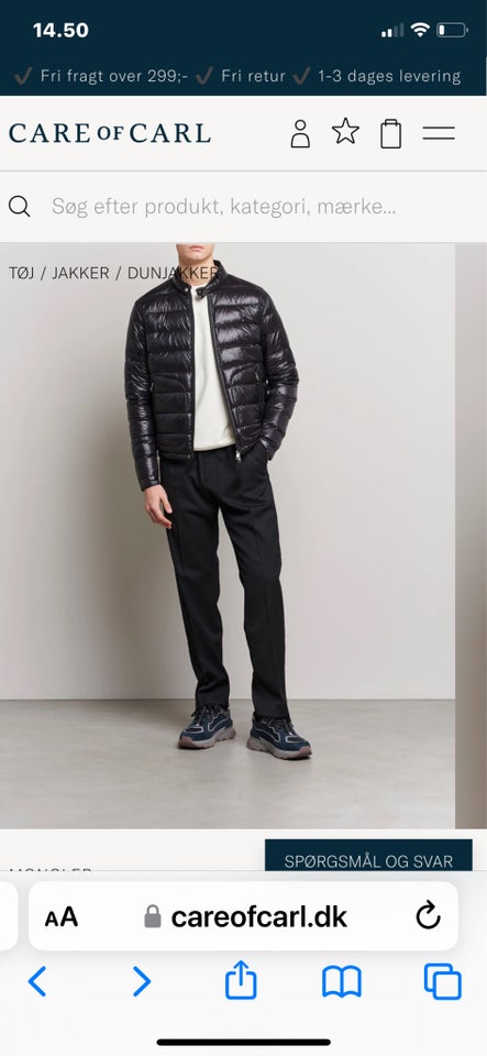 Jakke, str. L, Moncler