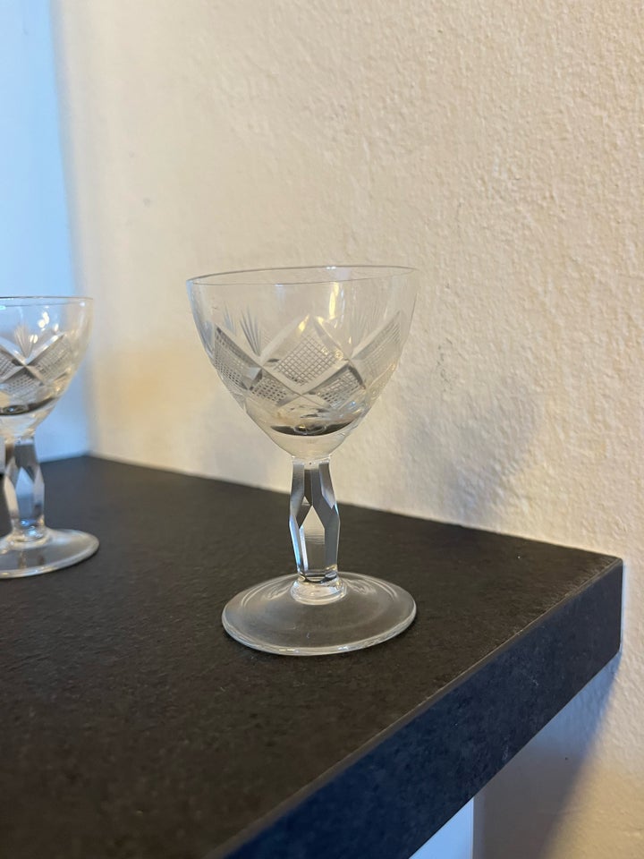 Glas, Likørglas, Wien antik