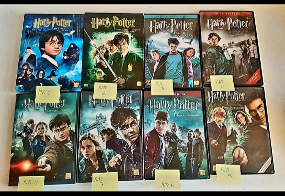 Harry Potter, DVD, eventyr