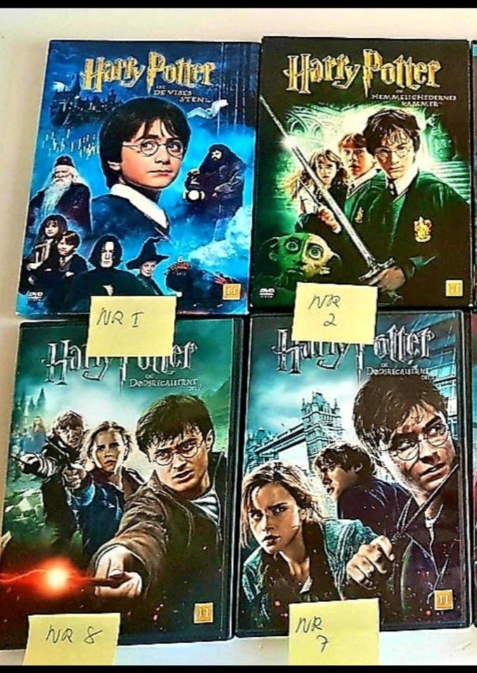 Harry Potter, DVD, eventyr