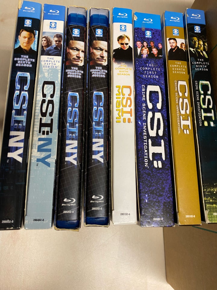 C.S.I. Blu-Ray serier, Blu-ray,