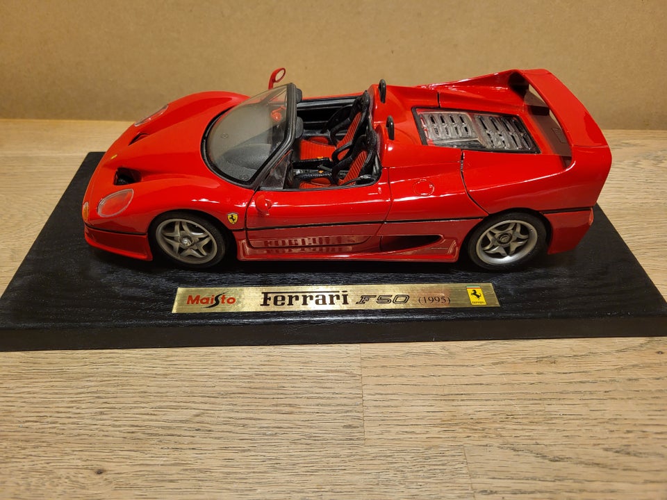 Modelbil, Ferrari F50, skala 1/18