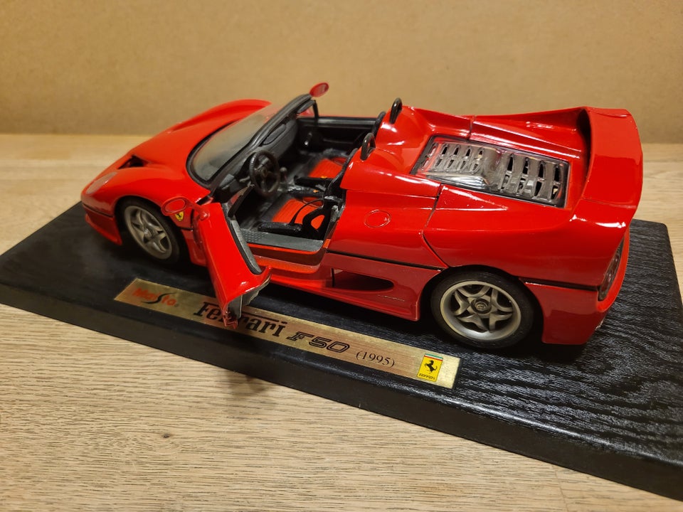 Modelbil, Ferrari F50, skala 1/18