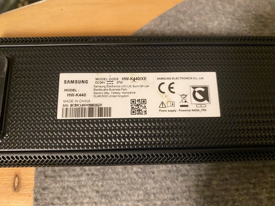 Soundbar, Samsung, HW-K440/XE og