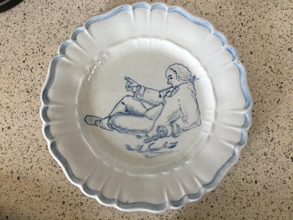 Gefle tallerkner Porcelæn 60 år