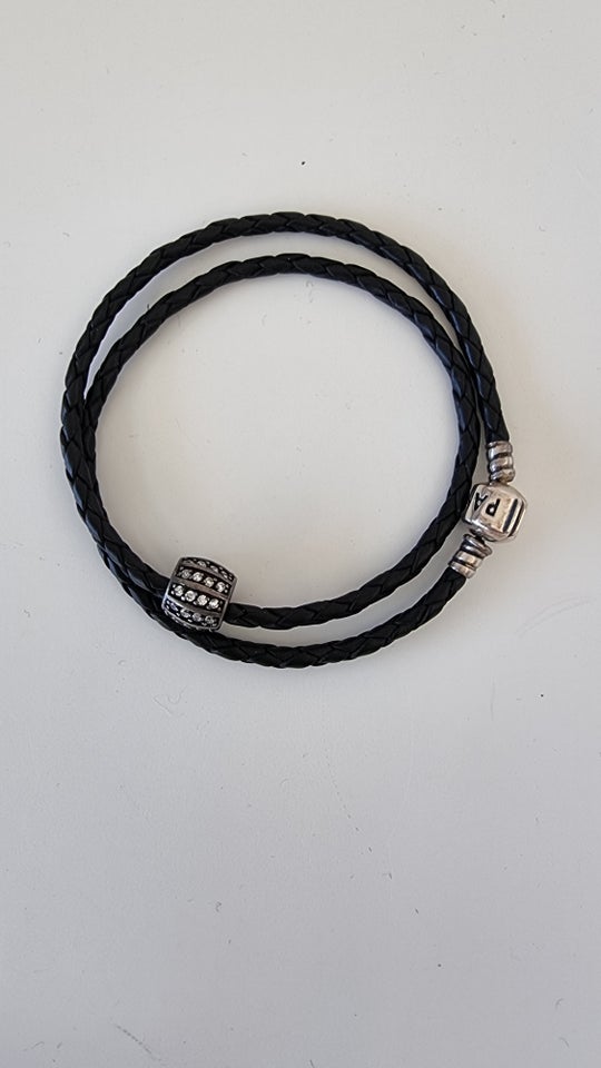 Armbånd, læder, Pandora