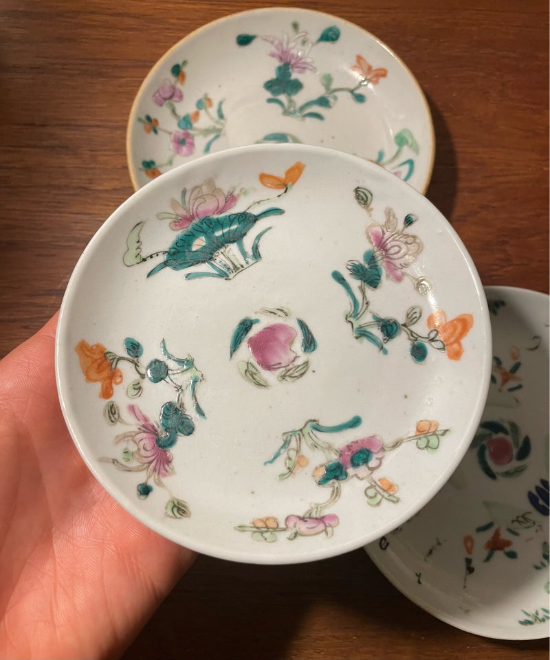 Antikke tallerkener, Porcelæn,