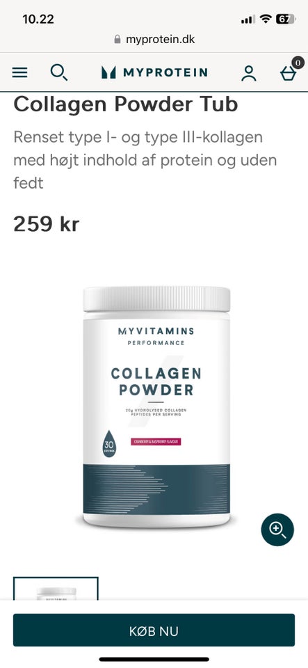 Kosttilskud, Myprotein