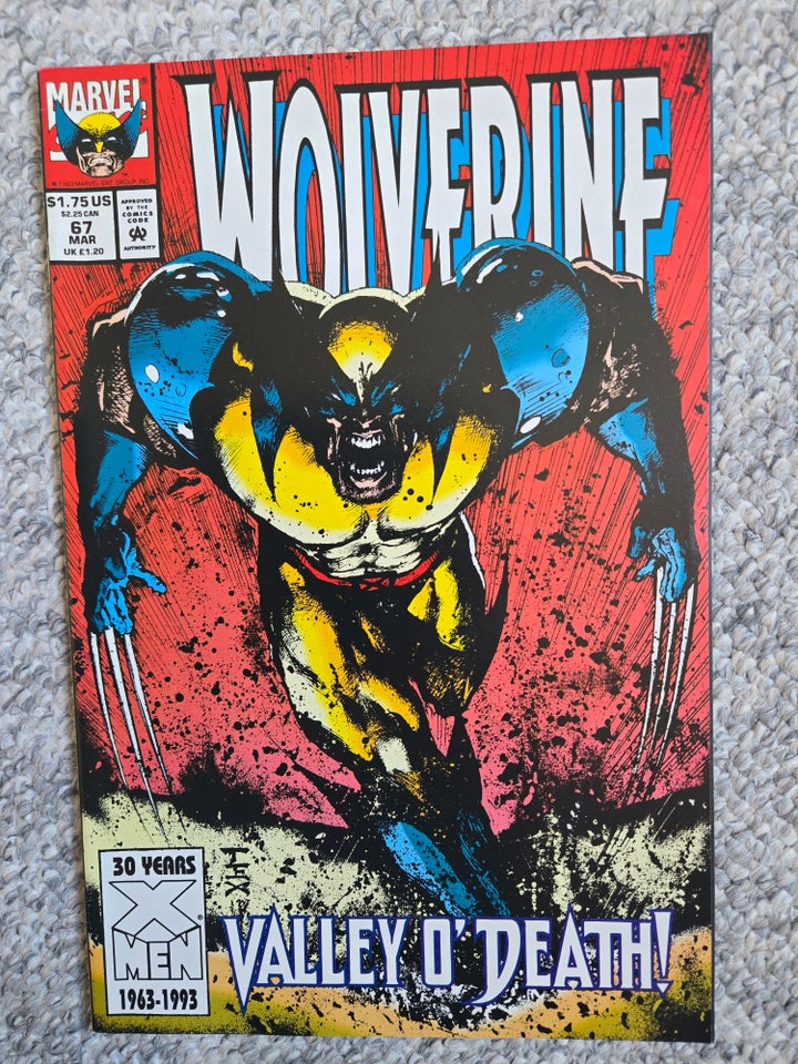 WOLVERINE 30 kr stk Marvel