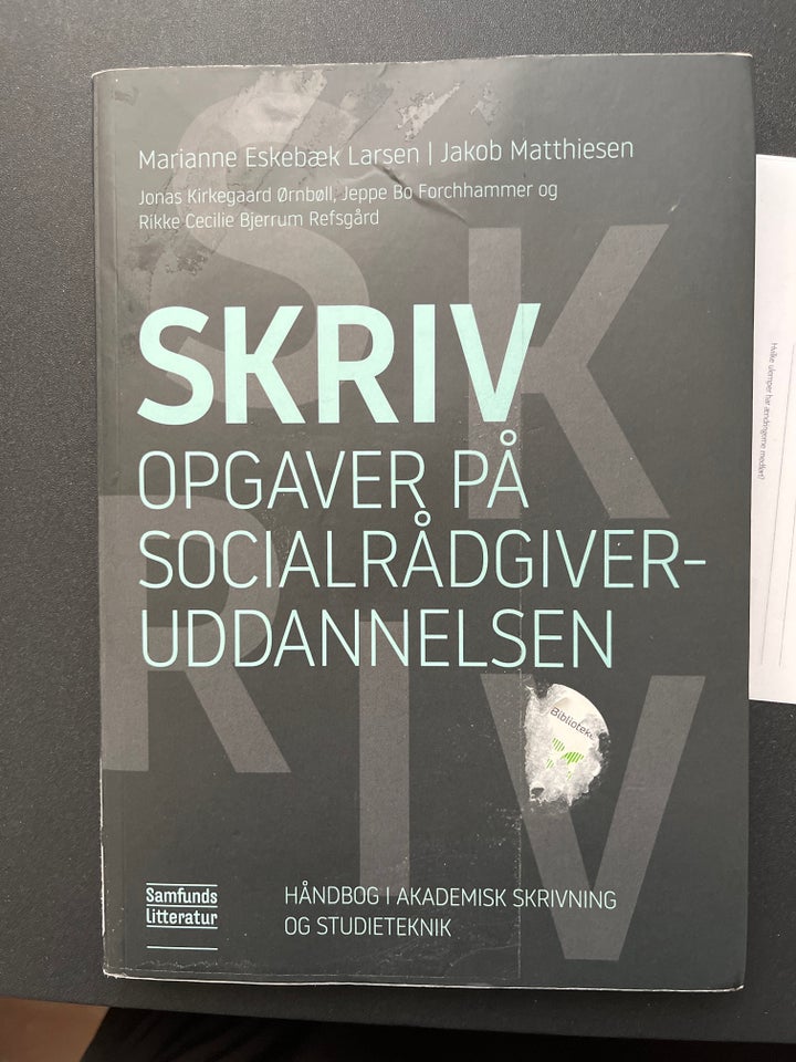 Skriv opgaver på