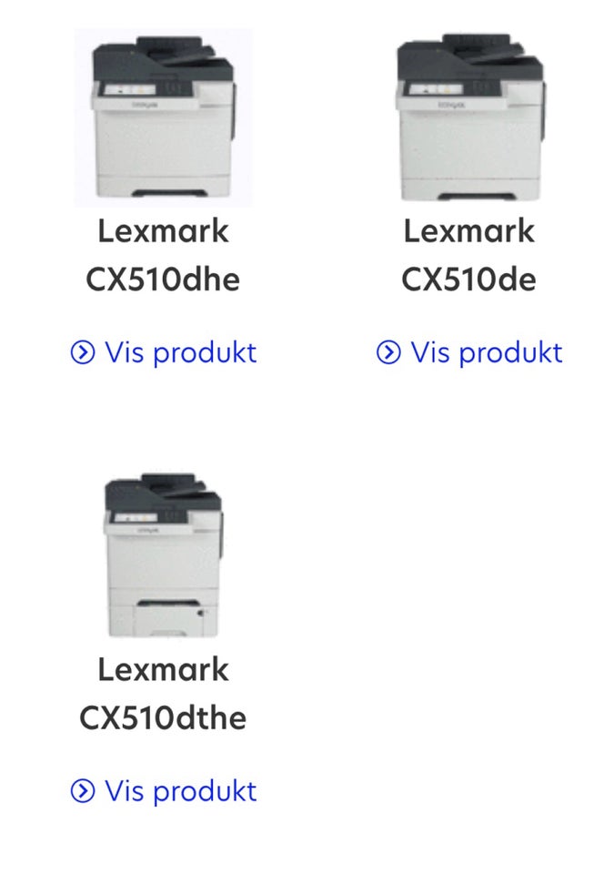 Lasertoner, m. farve, Lexmark