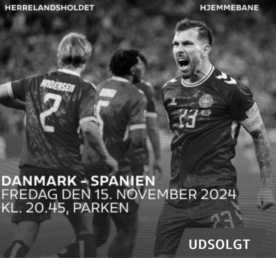 Fodboldsæt, Danmark Spanien, Dbu