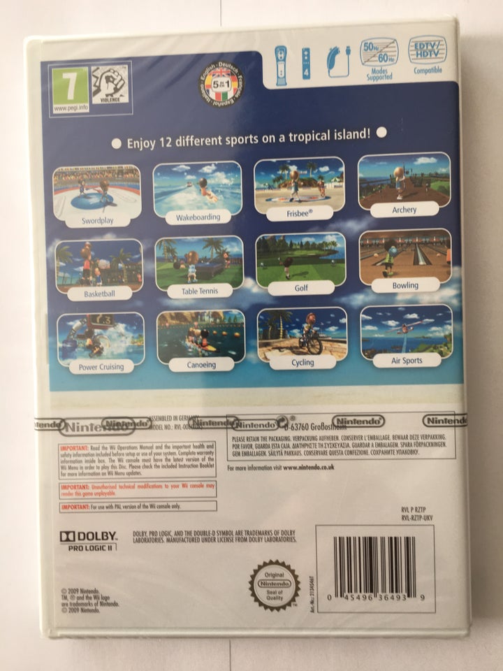 Wii Sport resort  Nintendo Wii