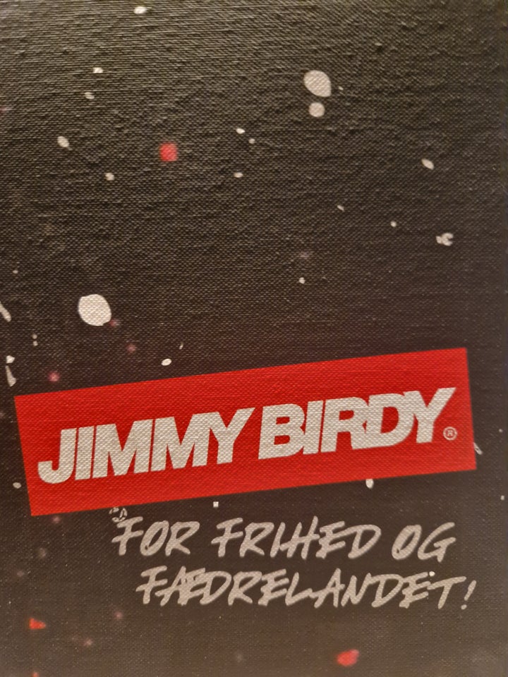 Lærredstryk, Jimmy Birdy, motiv: