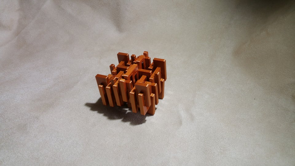 3D Puzzle ,3D Print, Puzzle - hjerne