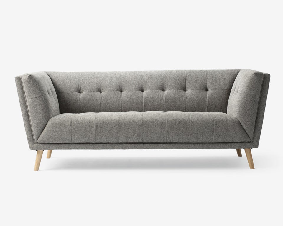 Sofa, polyester, 3 pers.