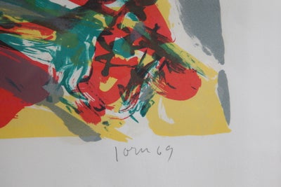 Litografi Asger Jorn motiv: